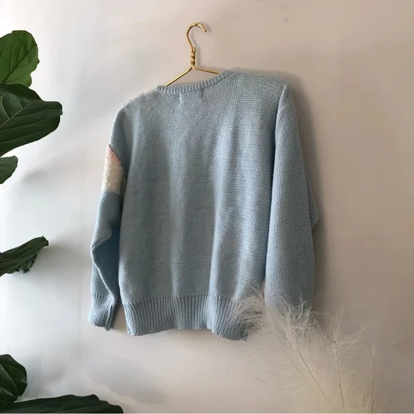 True Vintage Knit embroidered Sweater - Picture 7 of 9